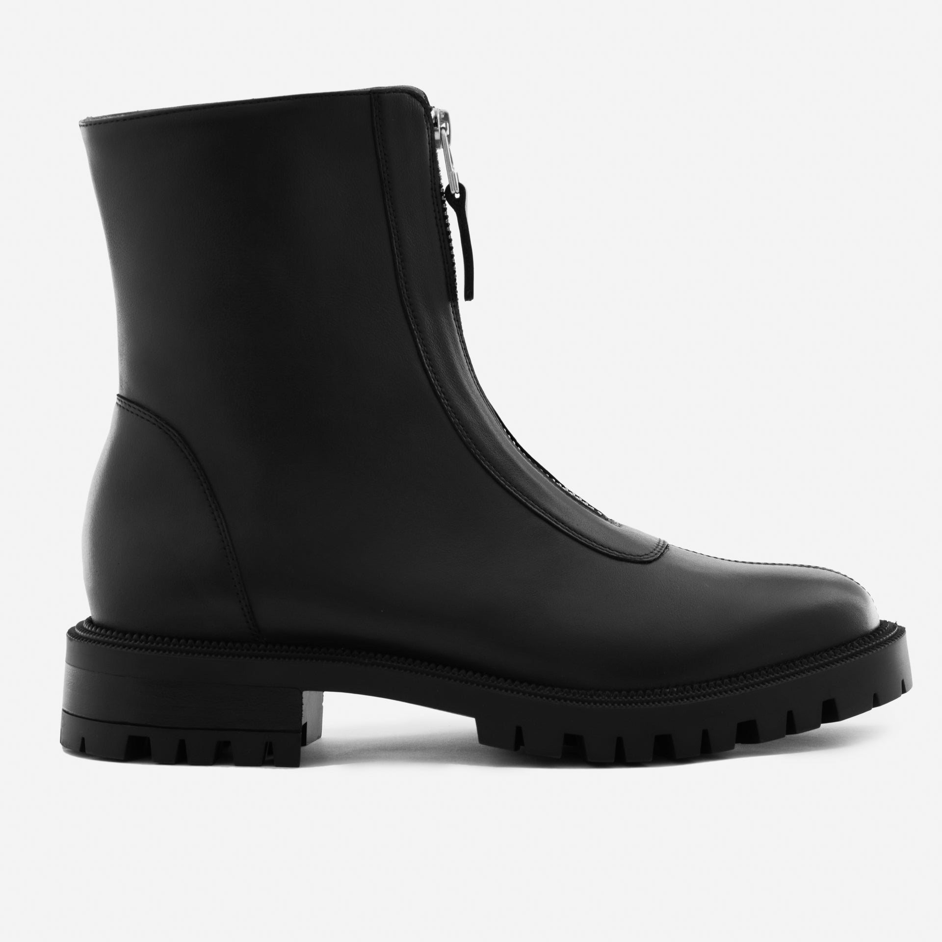 Jenna Zip Up Boots - Women's  Full-Grain Leather - Image 2