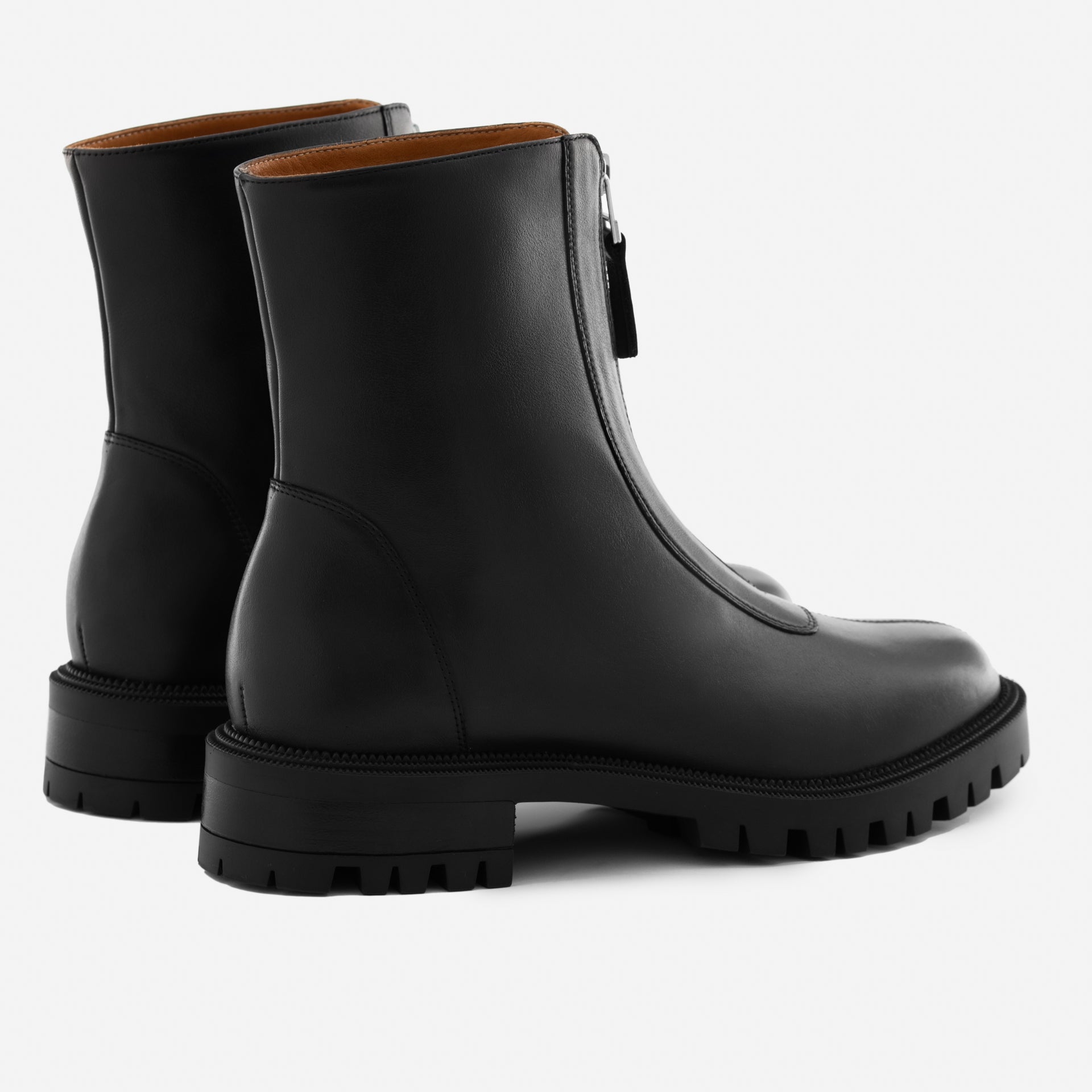 Jenna Zip Up Boots - Women's  Full-Grain Leather - Image 3