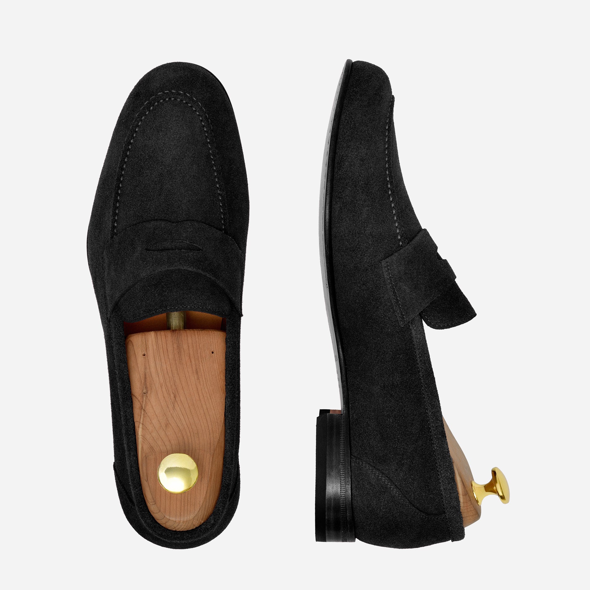 Holden Unlined Loafers - Water-Repellent Suede - Men's - Image 4