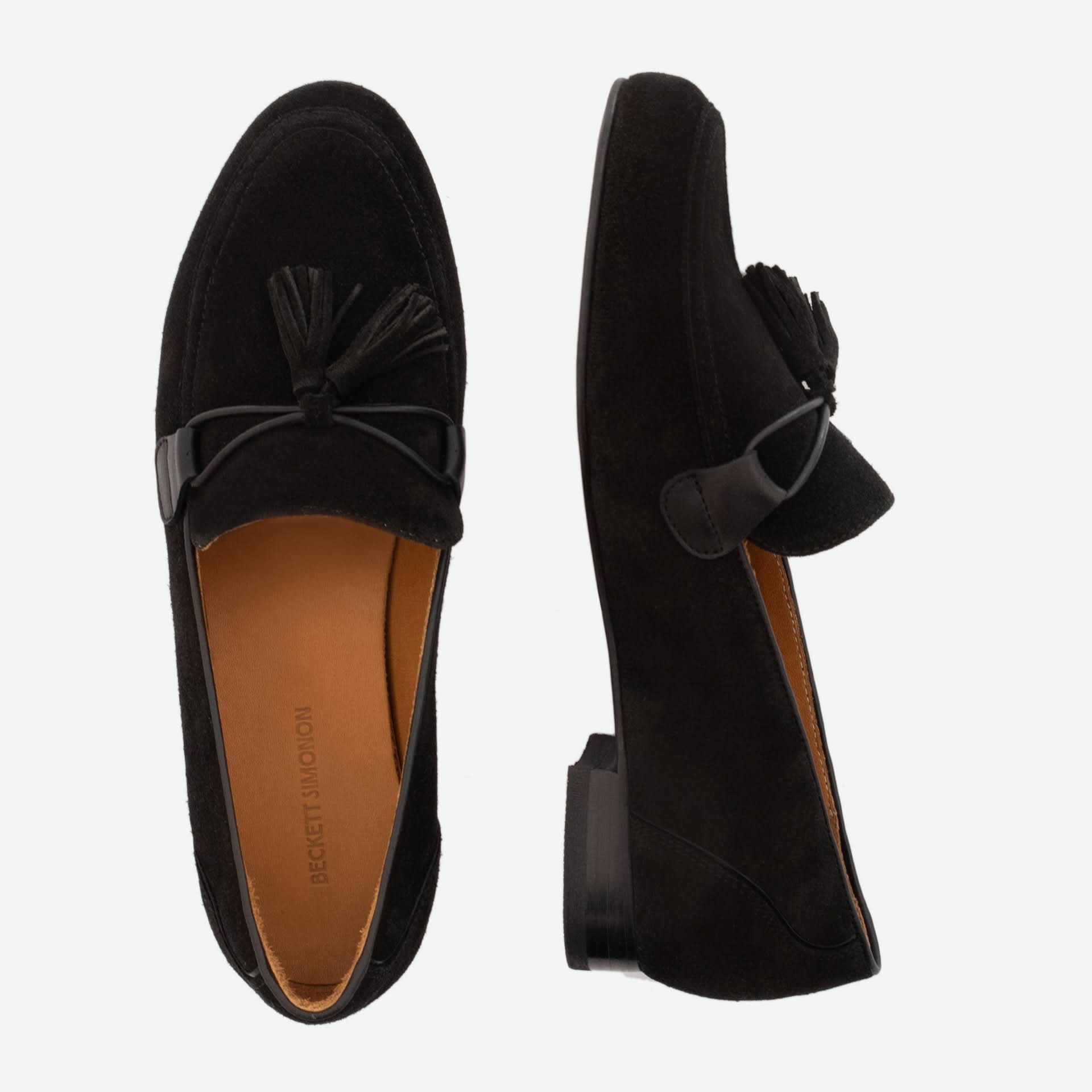 Julia Loafers - Water Repellent Suede & Full Grain Leather - Women's - Image 4