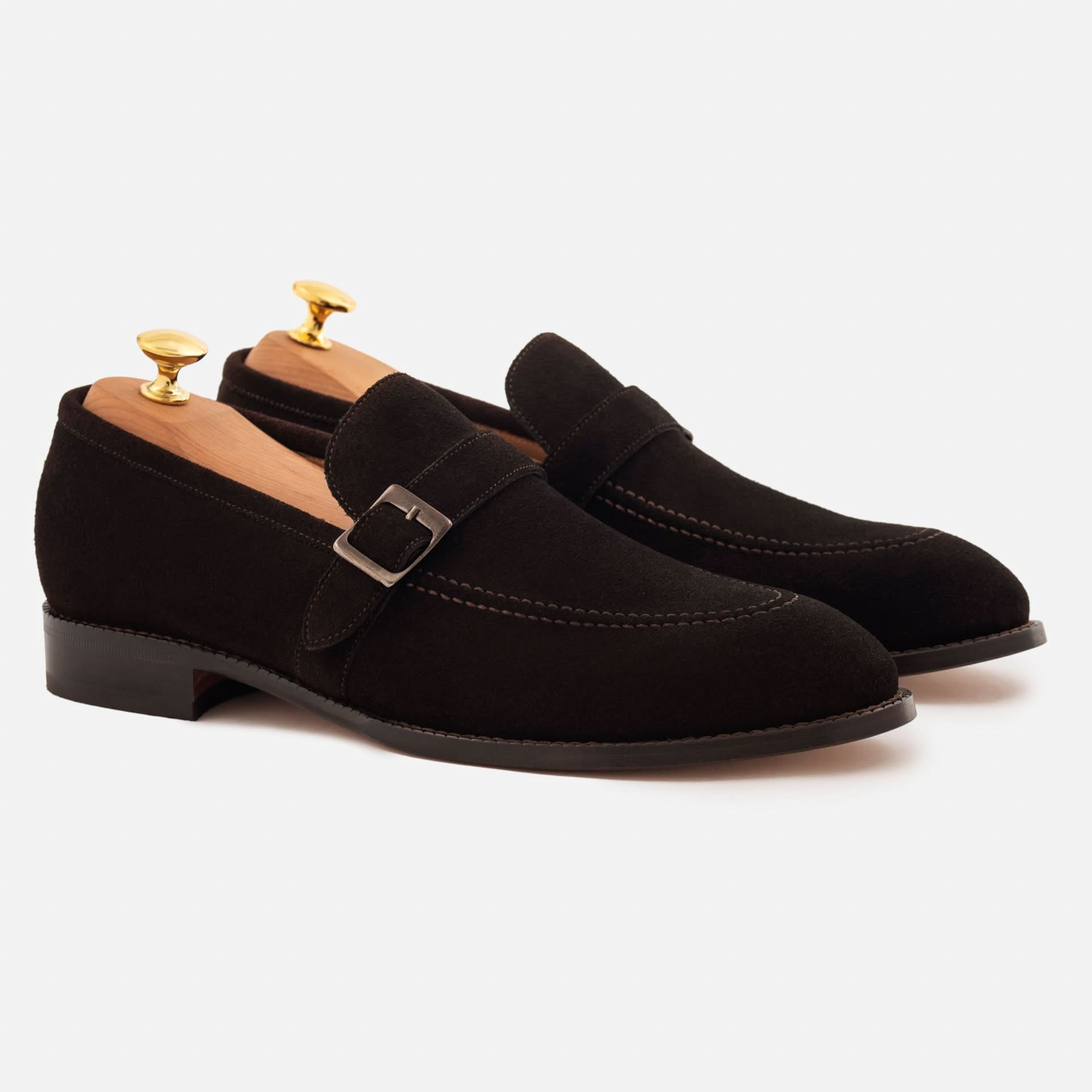 Archie Belted Loafer - Men's Water-Repellent Suede