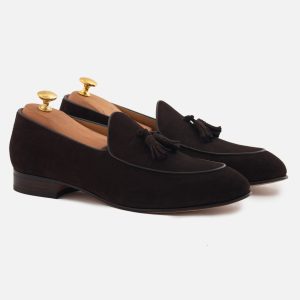 Perry Belgian Loafer - Men's Water-Repellent Suede