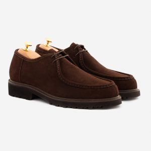 Theo Derbies - Men's  Water-Repellent Suede