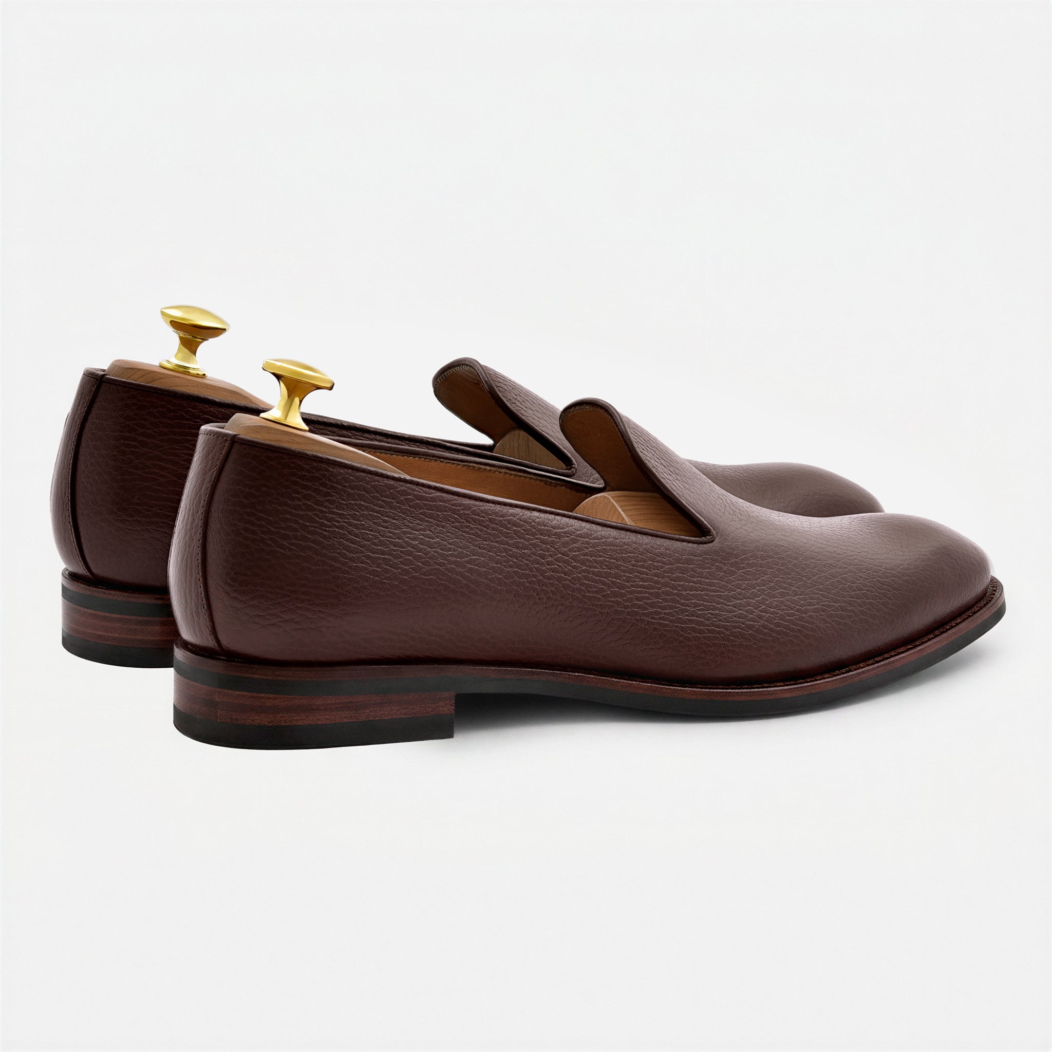 Langford Wholecut Loafers - Pebbled - Men's - Image 21