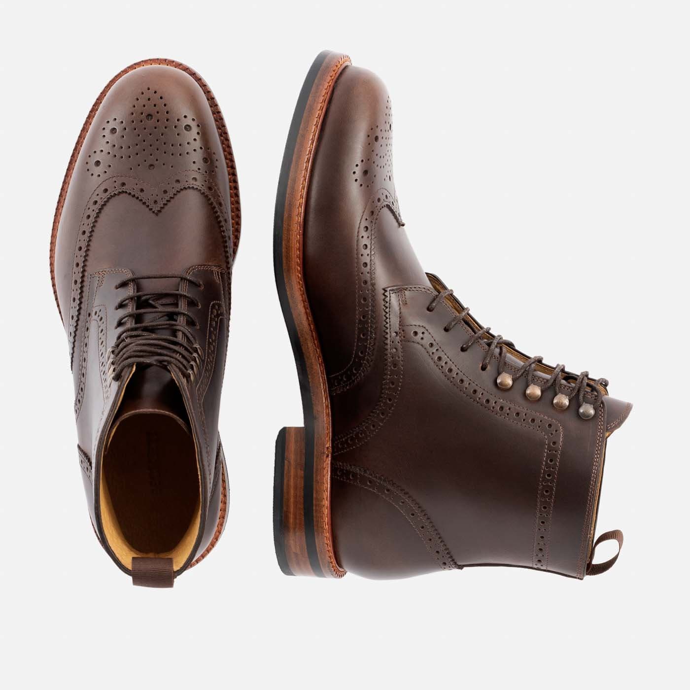 Nolan Brogue Boots - Pull-Up - Men's - Image 4