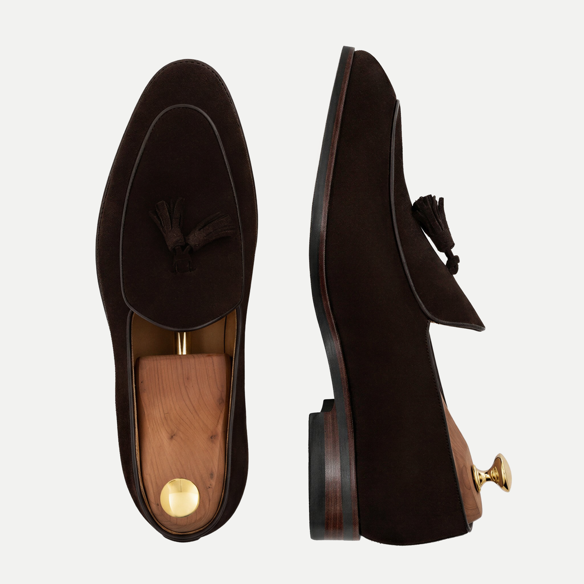 Perry Belgian Loafer - Men's Water-Repellent Suede - Image 16