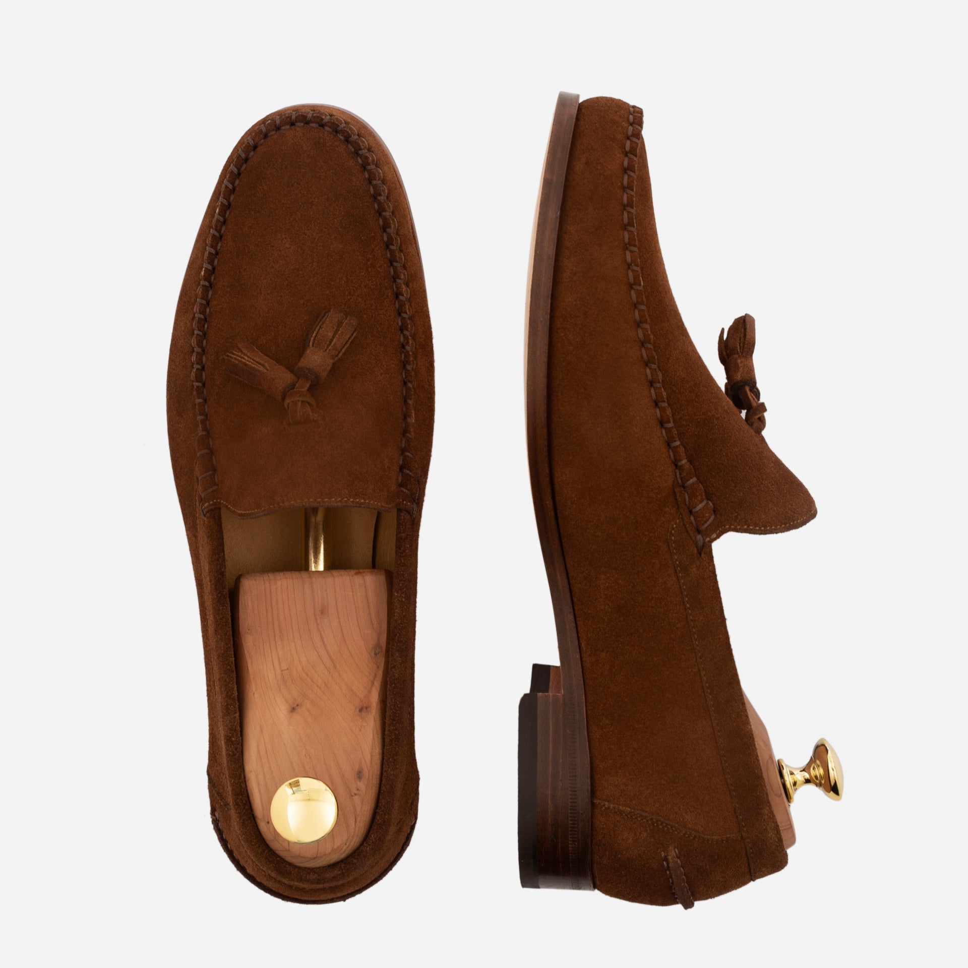 Lewis Tassel Loafer - Men's Water-Repellent Suede - Image 9