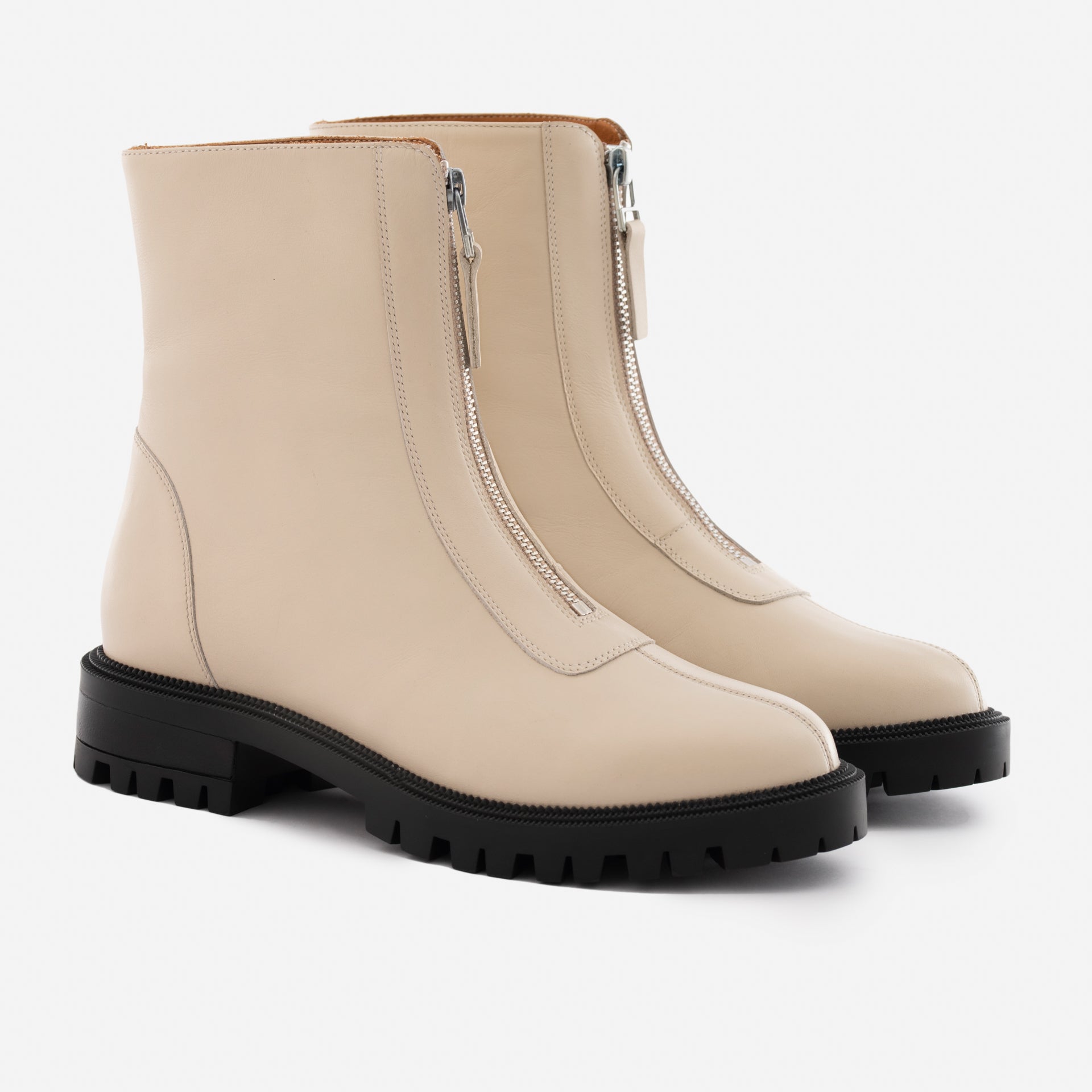 Jenna Zip Up Boots - Women's  Full-Grain Leather - Image 6