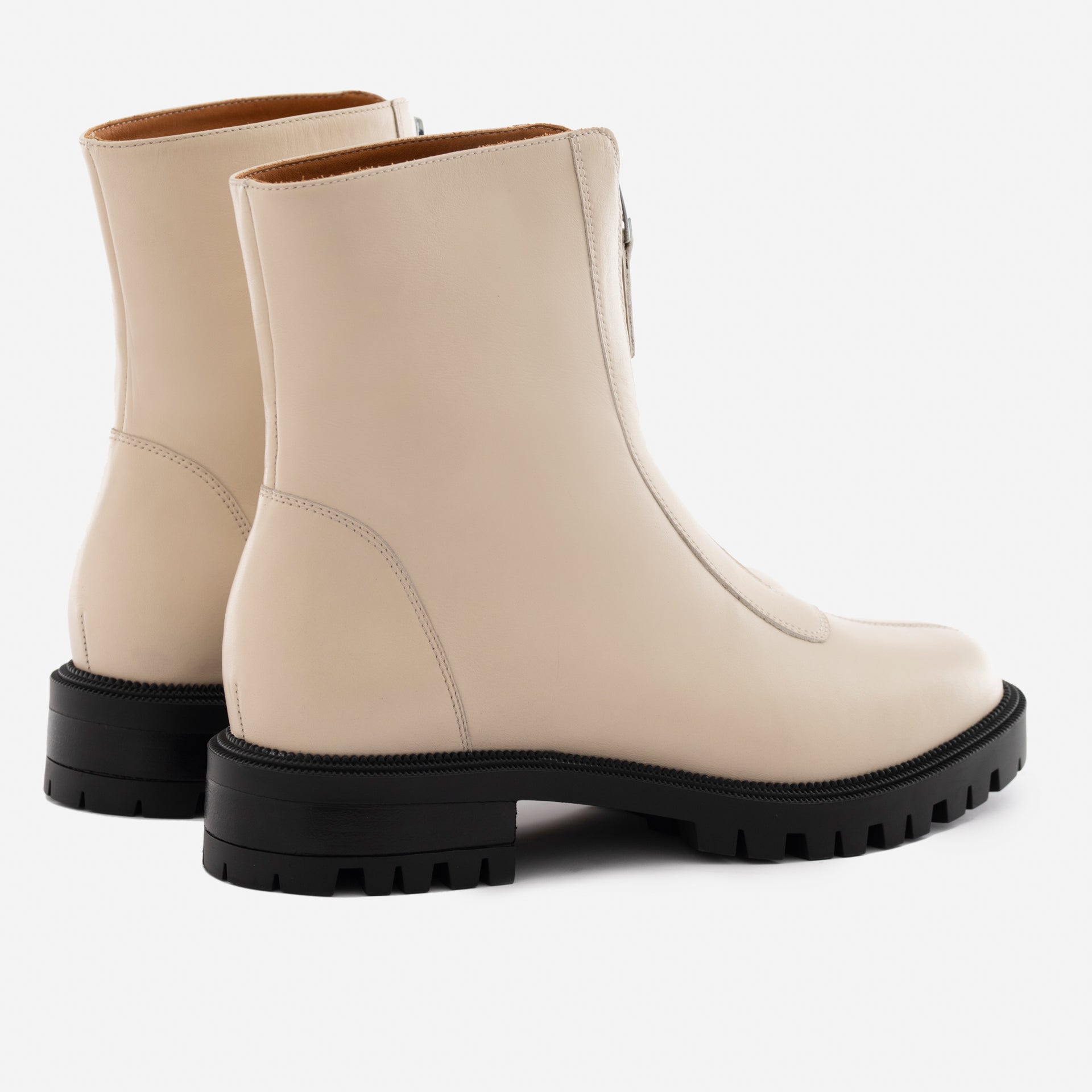 Jenna Zip Up Boots - Women's  Full-Grain Leather - Image 8