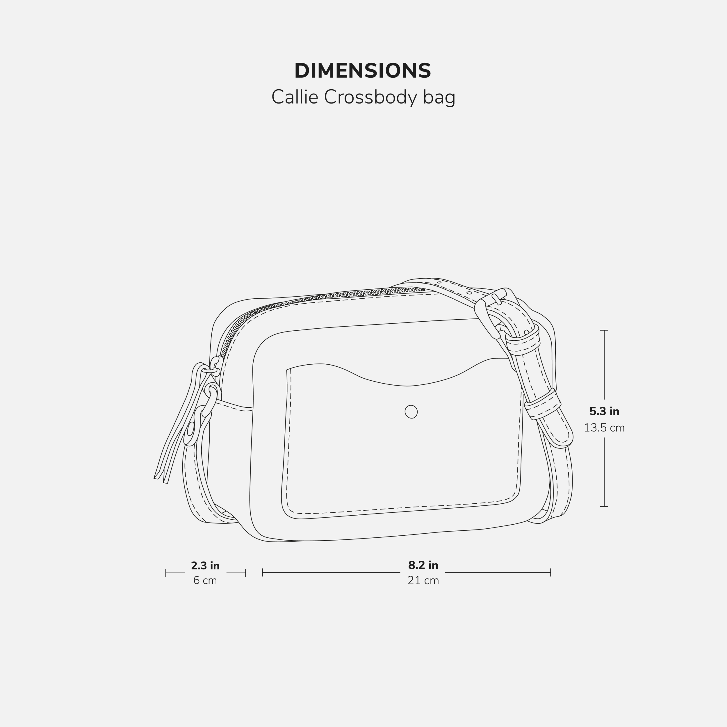 Callie Crossbody - Pebbled Leather - Women's - Image 18