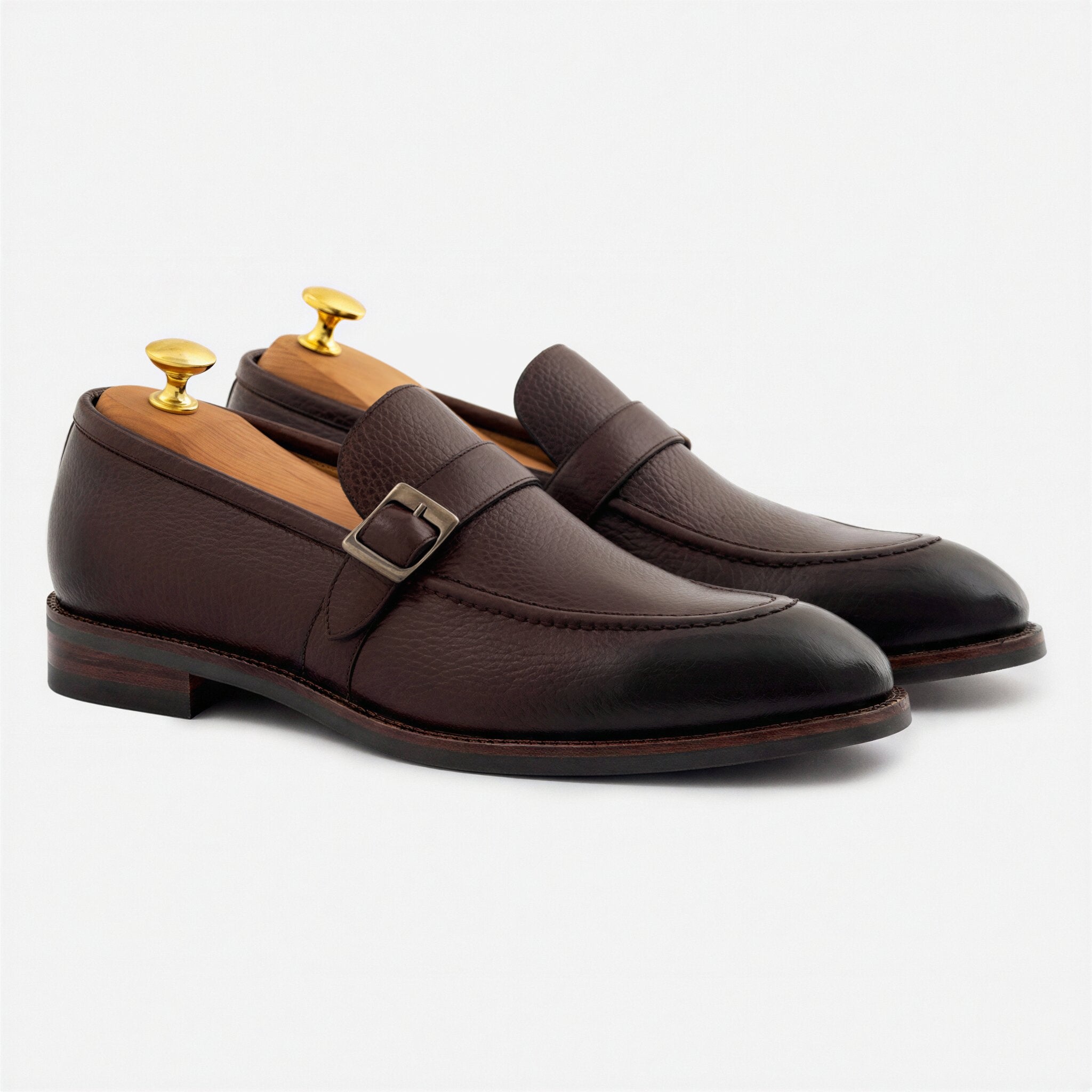 Archie Belted Loafer - Men's  Pebbled Leather - Image 19