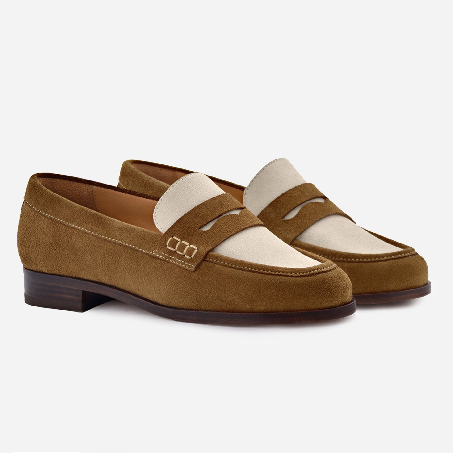Camille Penny Loafers - Water Repellent Suede - Women's - Image 6
