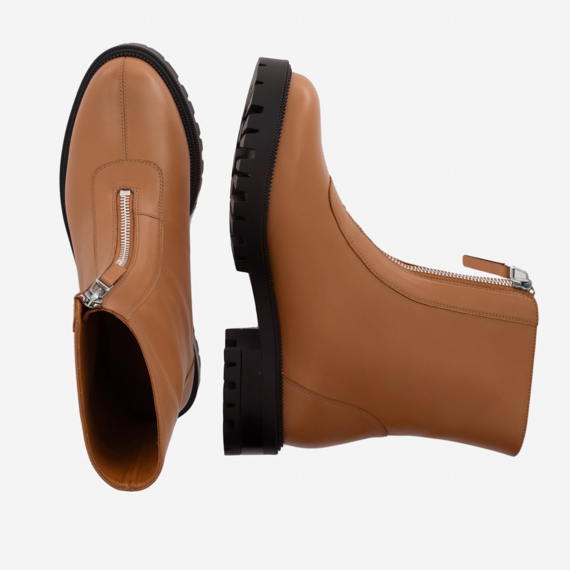 Jenna Zip Up Boots - Women's  Full-Grain Leather - Image 19