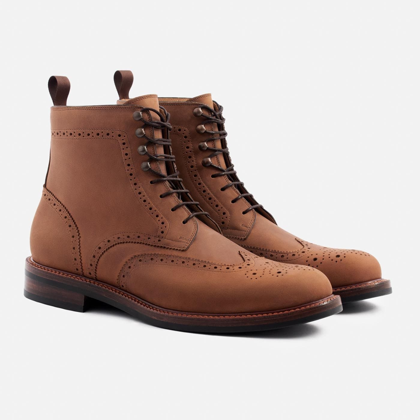 Nolan Brogue Boots - Pull-Up - Men's - Image 6