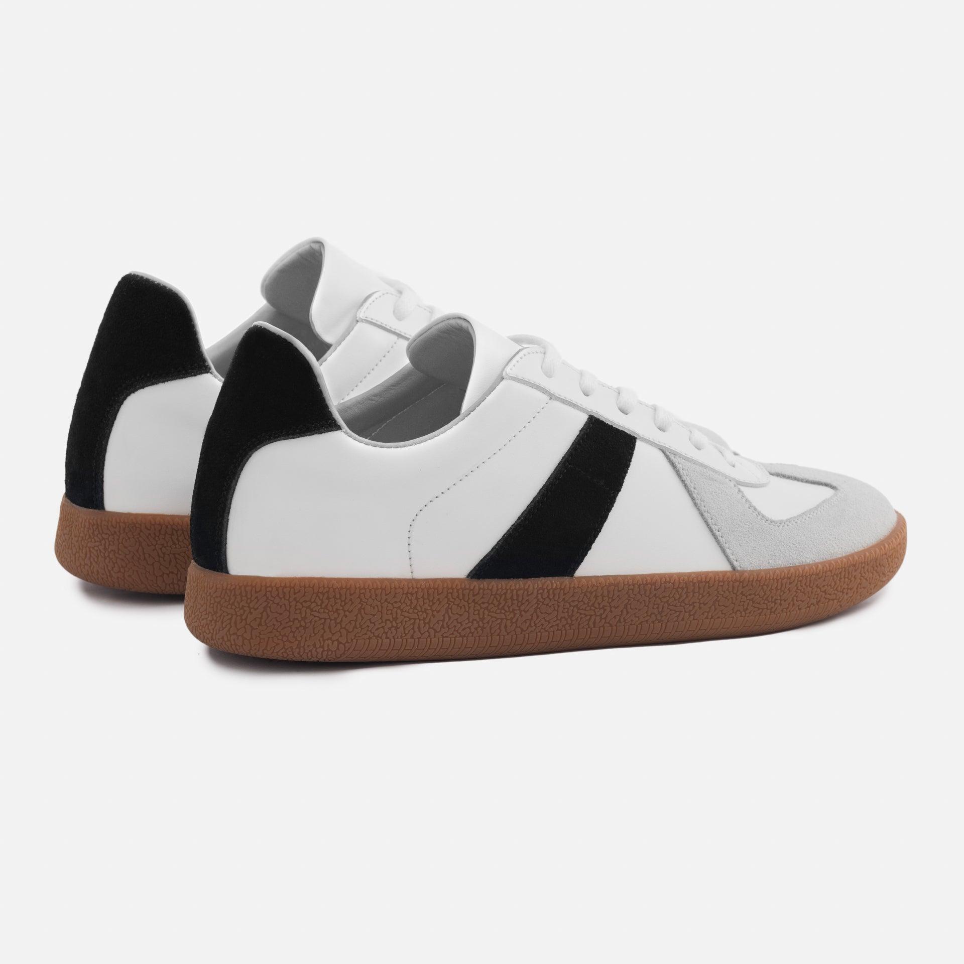 Morgen Trainers - Leather/Suede - Gum Sole - Women's - Image 13
